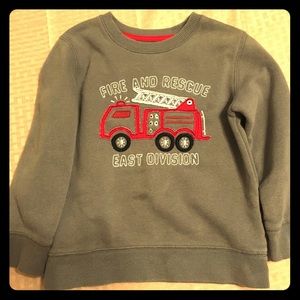 Fire truck sweatshirt
